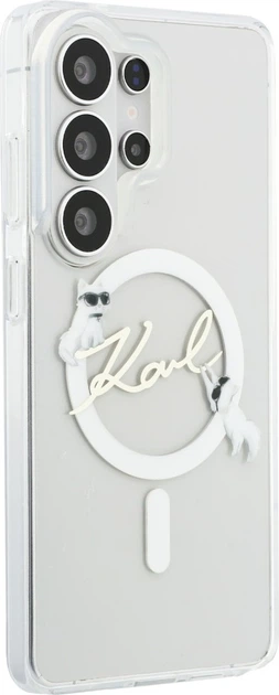 Чохол Karl Lagerfeld IML KC Script MagSafe для Samsung Galaxy S26 Ultra Transparent (KLHMS26L5HKSCAH) - зображення 4