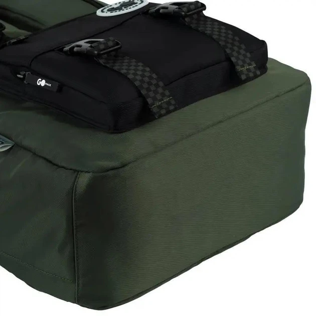 Рюкзак школьный GoPack Education Teens GO26-2500L-4 хаки + карандаши Kite 18 цветов (996057) - Фото 7 Рюкзак школьный GoPack Education Teens GO26-2500L-4 хаки + карандаши Kite 18 цветов (996057) - изображение 7