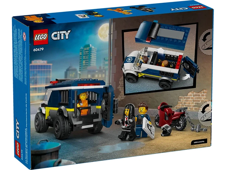 Конструктор Lego City Поліцейський фургон для перевезення ув'язнених (60479) - Фото 6 Конструктор Lego City Поліцейський фургон для перевезення ув'язнених (60479) - зображення 6