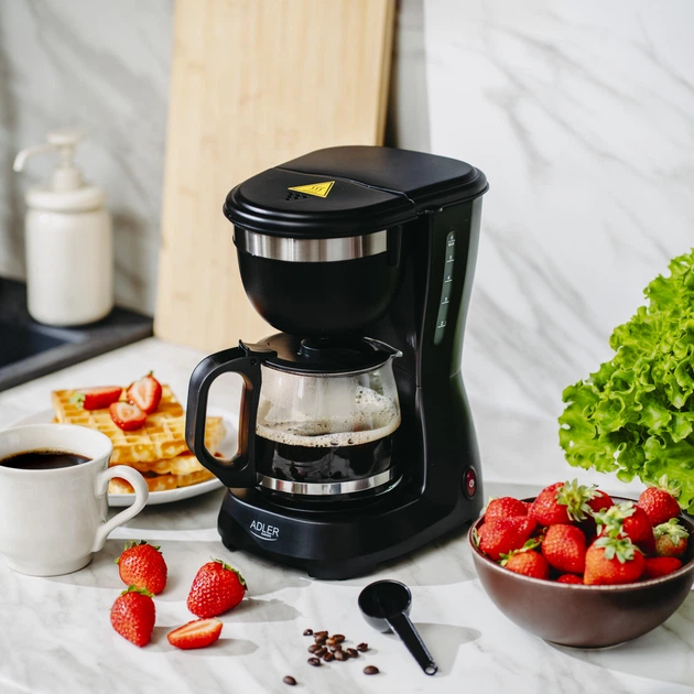 Ekspres do kawy przelewowy Adler AD 4381 Czarny - obraz 10