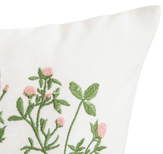 Наволочка Homla Meadow Flowers з вишитим квітковим візерунком 45x45 см (5906496734205) - зображення 2