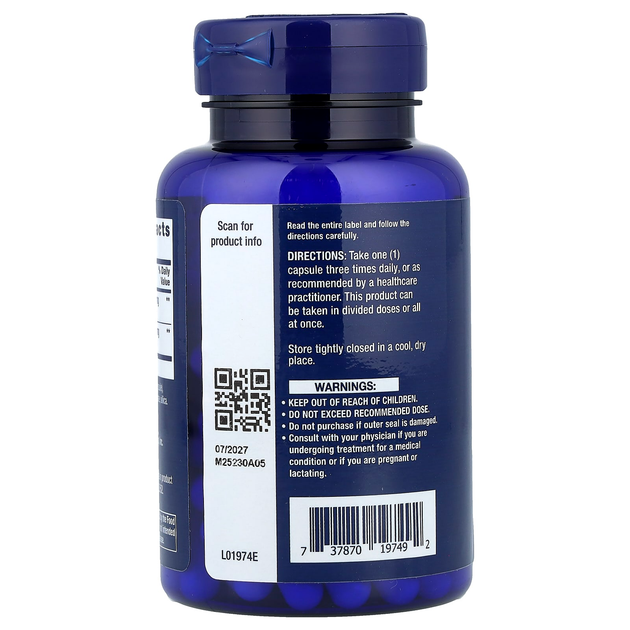 Ацетил L-карнитин аргинат Life Extension "Acetyl-L-Carnitine Arginate" (90 вегетарианских капсул) - зображення 3