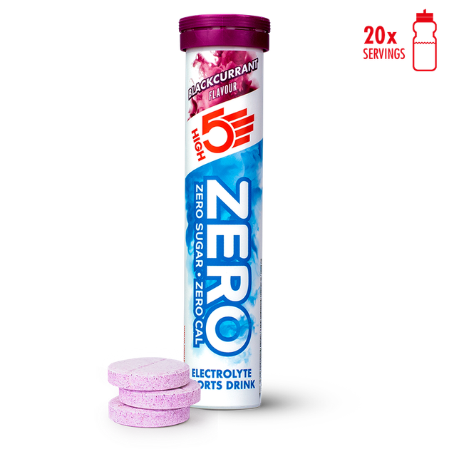 Ізотонік High5 Zero Blackcurrant Blackcurrant 20 шипучих таблеток, Чорна смородина - зображення 2