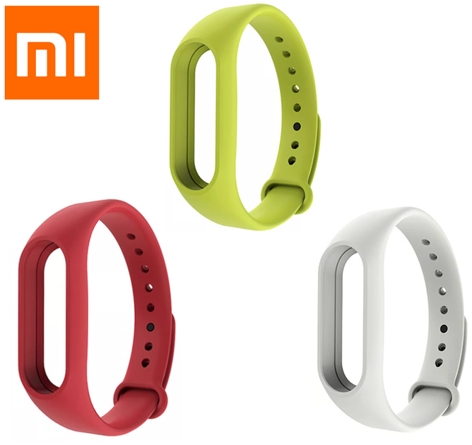 Силіконові ремінці 3 шт. для фітнес-браслета трекера Xiaomi Mi Band M2 Set 3-7 - зображення 3