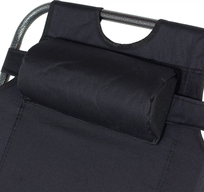 Leżak Meven Foldi Czarny  - obraz 5