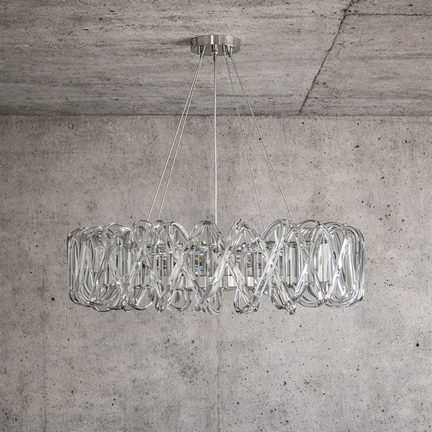 Люстра стильная с хрусталем - изображение 3