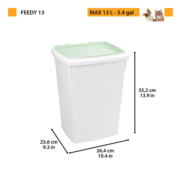 Контейнер для собачого корму Ferplast Feedy, 13 л - зображення 3