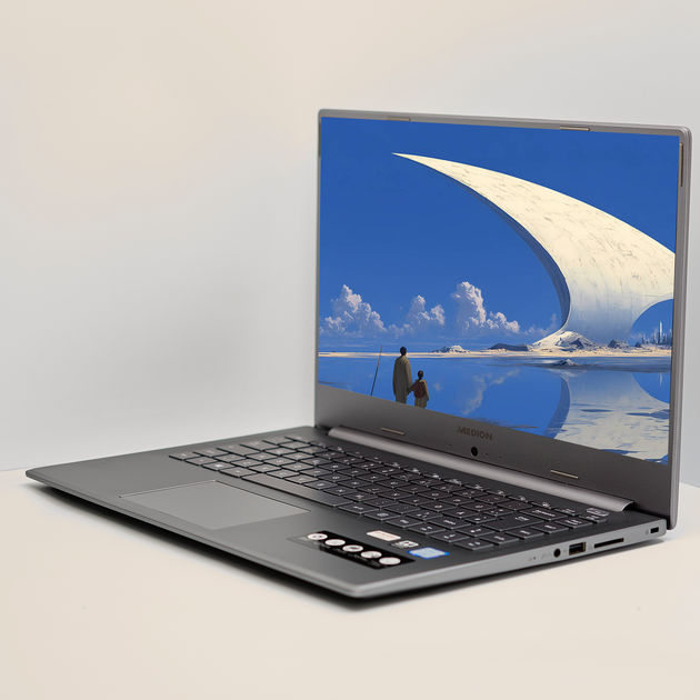 Ноутбук 15.6'' Medion (Lenovo Group) Akoya S6446 | Intel Core i3-8145U | IPS (1920x1080) FullHD | RAM DDR4 8 ГБ | SSD 256 ГБ | Intel UHD Graphics 620 | Металевий корпус | Ультрабук | Win10 (5008) - изображение 2
