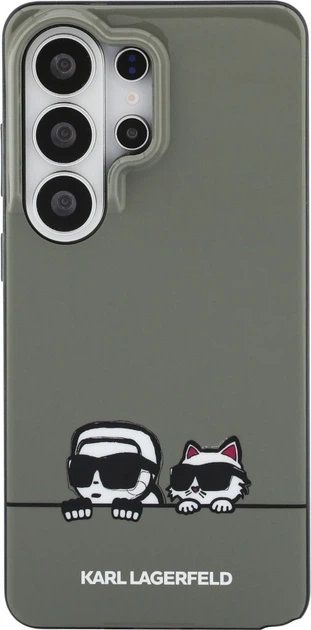 Чохол Karl Lagerfeld IML Peekaboo Karl&Choupette MagSafe для Samsung Galaxy S26 Ultra Black (KLHMS26L6HPKACK) - зображення 3
