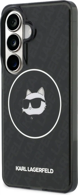 Чохол Karl Lagerfeld IML Repeated Choupette MagSafe для Samsung Galaxy S26 Black (KLHMS26SHMKBCHOK) - зображення 2