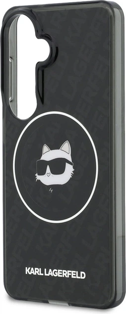 Чохол Karl Lagerfeld IML Repeated Choupette MagSafe для Samsung Galaxy S26 Black (KLHMS26SHMKBCHOK) - зображення 6