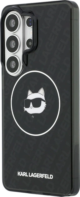 Чохол Karl Lagerfeld IML Repeated Choupette MagSafe для Samsung Galaxy S26 Ultra Black (KLHMS26LHMKBCHOK) - зображення 2