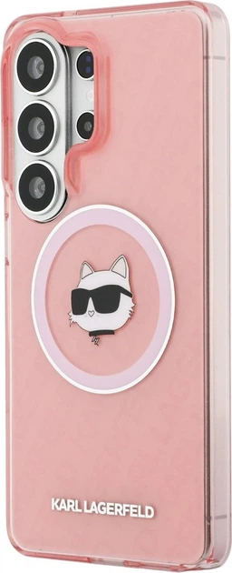Чохол Karl Lagerfeld IML Repeated Choupette MagSafe для Samsung Galaxy S26 Ultra Pink (KLHMS26LHMKBCHOP) - зображення 2