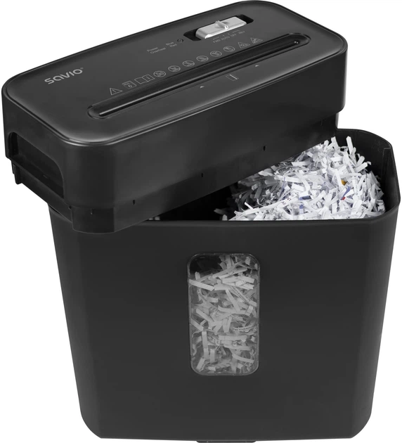 Niszczarka Savio ND-01 Black (5902768707854) - obraz 4