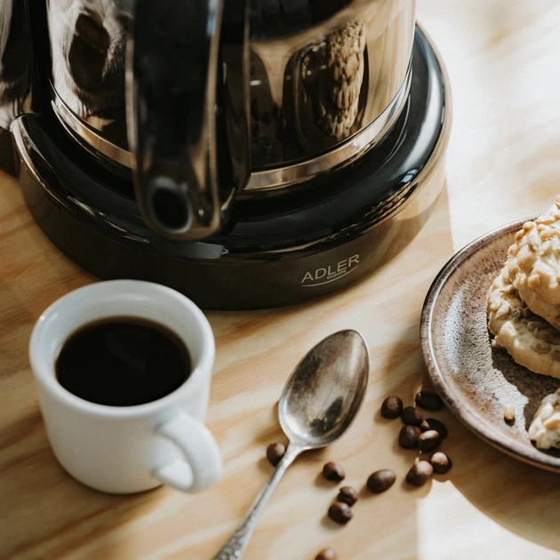Ekspres do kawy przelewowy Adler AD 4383 Czarny - obraz 11
