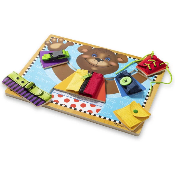 Tablica edukacyjna Melissa & Doug do nauki ubierania 6075184 (681147006133) - obraz 2