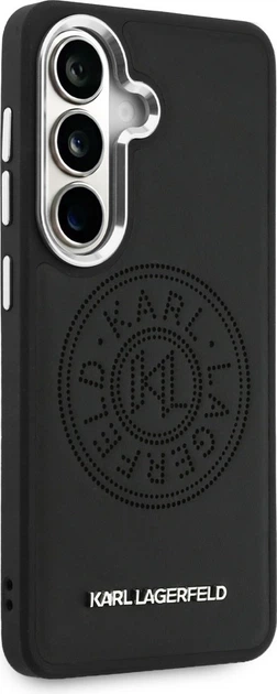 Чохол Karl Lagerfeld Perforated KL MagSafe для Samsung Galaxy S26 Black (KLHMS26SPSKRPMK) - зображення 4