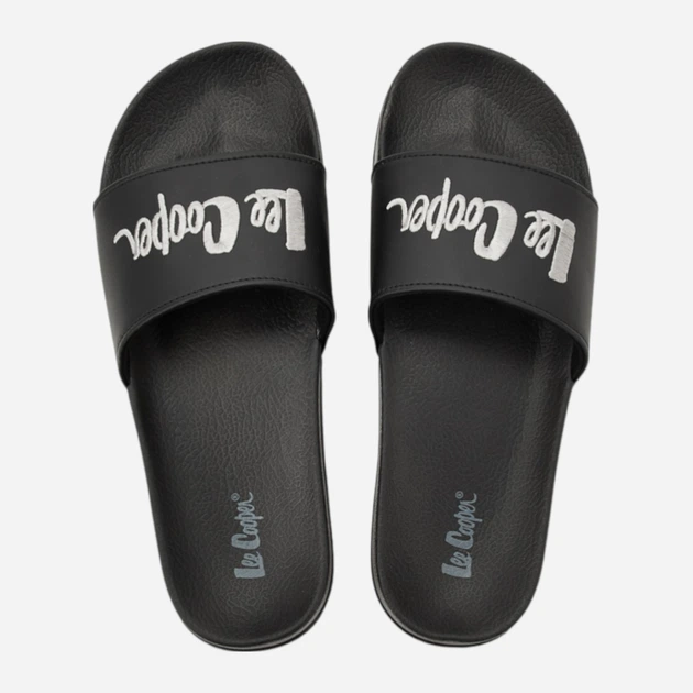Чоловічі шльопанці для пляжу Lee Cooper LCW-26-07-4152 46 (30.7 см) Чорні (5901479611641) - зображення 4
