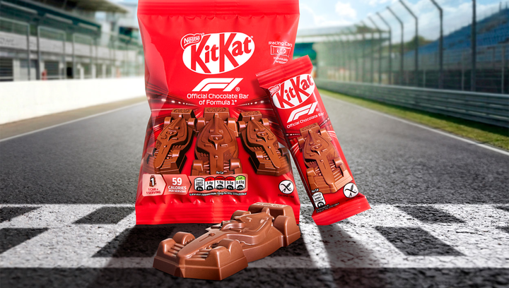 筆記具 KitKat Батончик Kit Kat Formula 1 в Форме Машинки F1 66g – купить в