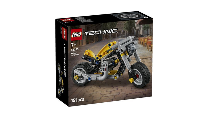 Конструктор Lego Жовтий Мотоцикл Technic 42225 - Фото 2 Конструктор Lego Жовтий Мотоцикл Technic 42225 - зображення 2