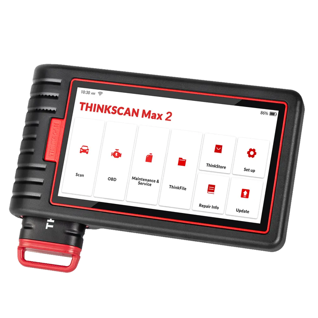 Автосканер ThinkScan Max 2 OBD2 – професійний діагностичний сканер для авто, 28 сервісних функцій, Android 10, Wi-Fi, Bluetooth - зображення 2