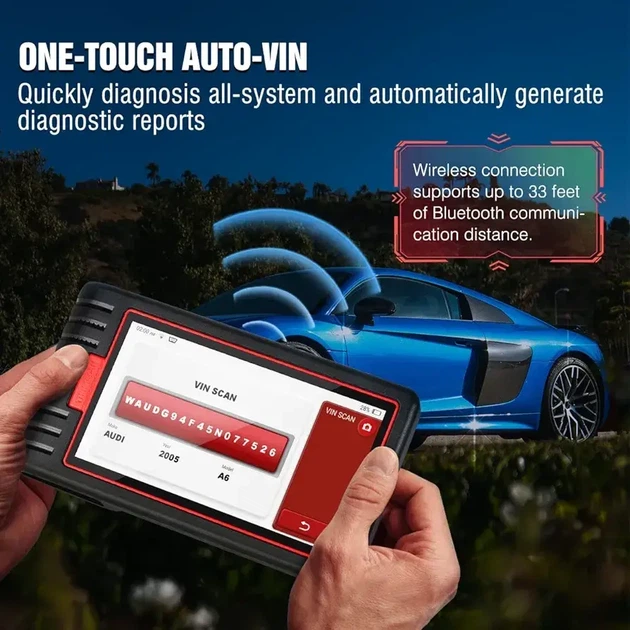 Автосканер ThinkScan Max 2 OBD2 – професійний діагностичний сканер для авто, 28 сервісних функцій, Android 10, Wi-Fi, Bluetooth - зображення 6