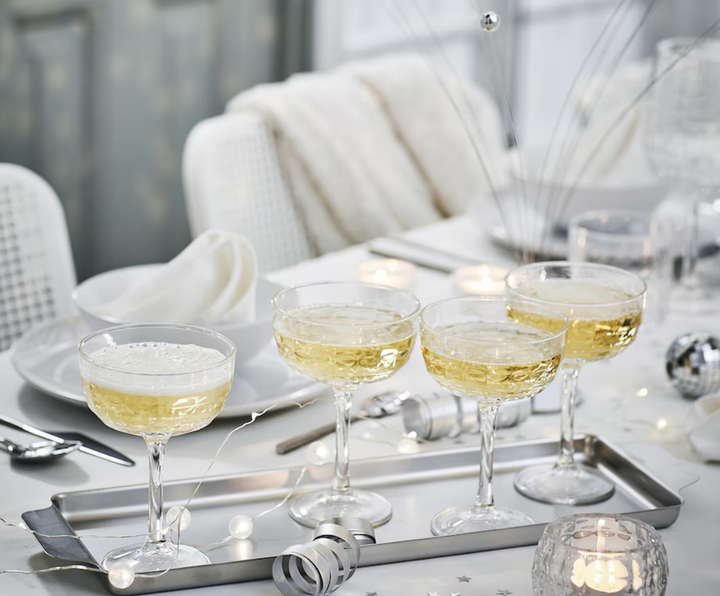 Келих для шампанського прозоре скло, IKEA FRÖJDA 205.813.85 - зображення 3