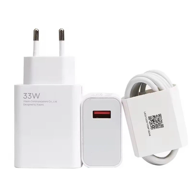 Зарядное устройство Xiaomi 33W быстрая зарядка USB/Type-C оригинальный Белый - Фото 7 Зарядное устройство Xiaomi 33W быстрая зарядка USB/Type-C оригинальный Белый - изображение 7