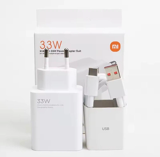 Зарядное устройство Xiaomi 33W быстрая зарядка USB/Type-C оригинальный Белый - Фото 8 Зарядное устройство Xiaomi 33W быстрая зарядка USB/Type-C оригинальный Белый - изображение 8