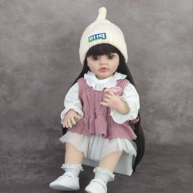 Реалистичная кукла Реборн 55 см полностью силиконовая Doll Reborn Baby К0100214.1 - изображение 7