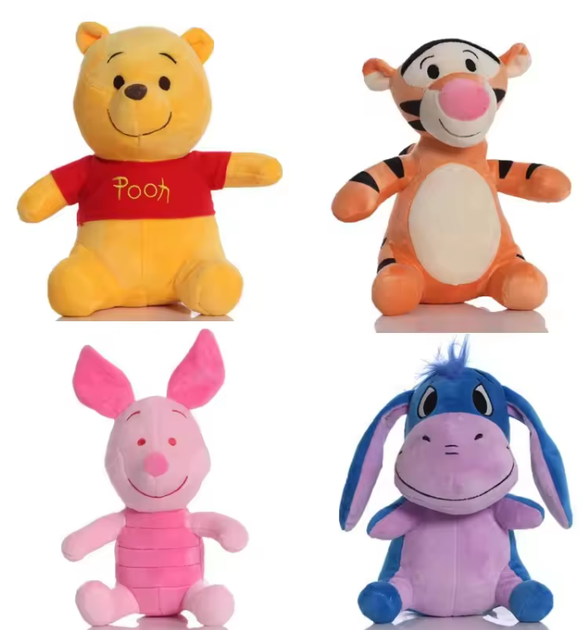 Аніме Piglet П’ятачок плюшевий штучне хутро Вінні Пух Winnie the Pooh 21-22 см - изображение 2