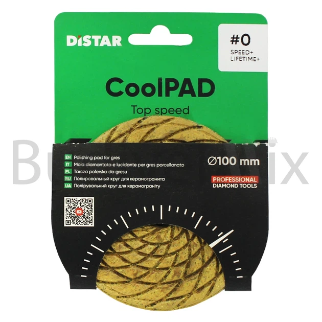 Круг алмазний полірувальний DiStar CooLPAD 0 100x3x15 мм - Фото 1 Круг алмазний полірувальний DiStar CooLPAD 0 100x3x15 мм - изображение 1