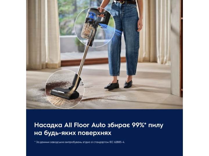 Вертикальний + ручний пилосос (2 в 1) Electrolux EP72AB21UG - изображение 5