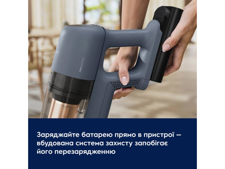 Вертикальний + ручний пилосос (2 в 1) Electrolux EP72H21WET - изображение 7