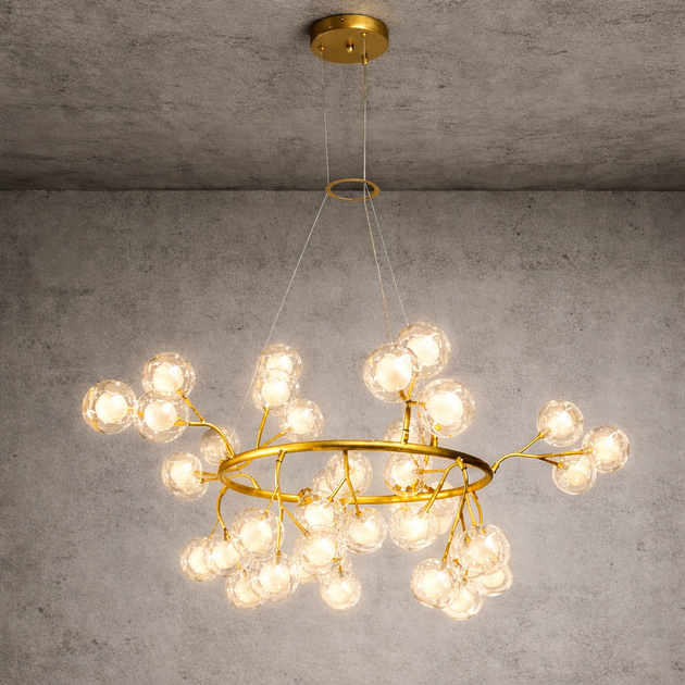 Люстра Firefly gold satin 45 ламп - изображение 4