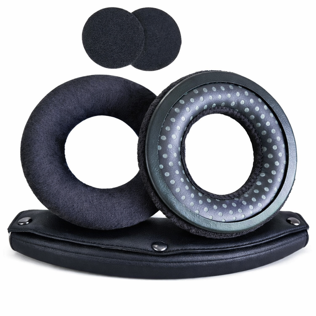 Комплект амбушур і накладки для навушників Beyerdynamic DT770 DT880 DT990 DT770pro DT880pro DT990pro - чорний - Фото 1 Комплект амбушур і накладки для навушників Beyerdynamic DT770 DT880 DT990 DT770pro DT880pro DT990pro - чорний - зображення 1