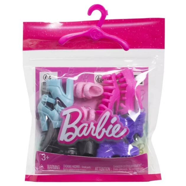 Игровой набор обуви для куклы Barbie 5 пар (HWV71) - изображение 2