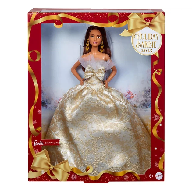Лялька Barbie Святкова брюнетка (JBH97) - Фото 6 Лялька Barbie Святкова брюнетка (JBH97) - зображення 6