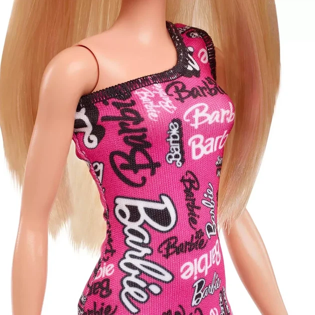 Кукла Barbie Супер стиль в брендированном платье (HRH07) - Фото 4 Кукла Barbie Супер стиль в брендированном платье (HRH07) - изображение 4