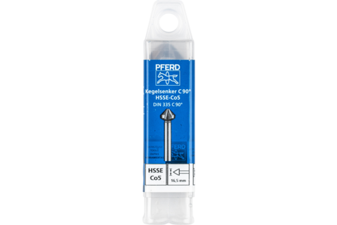 Зенковка PFERD HSSE DIN 335 C90° 16.5 - Фото 2 Зенковка PFERD HSSE DIN 335 C90° 16.5 - изображение 2