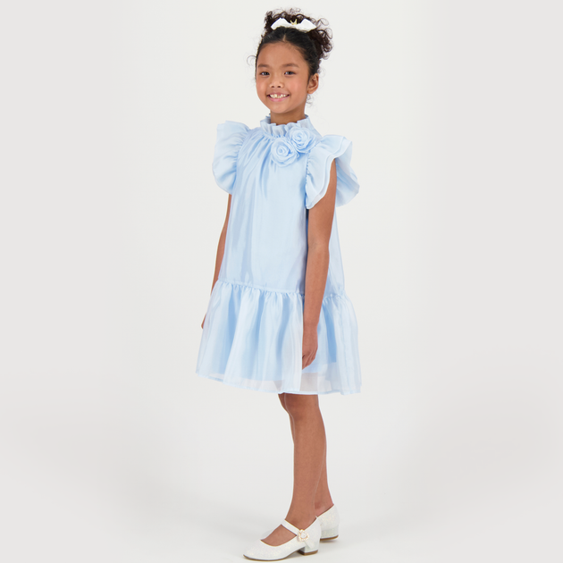 Платье Angel`s Face Loreen Flowers Pale Blue, цвет голубой, размер 140 (241.LOREEN.P.BLUE) - изображение 4