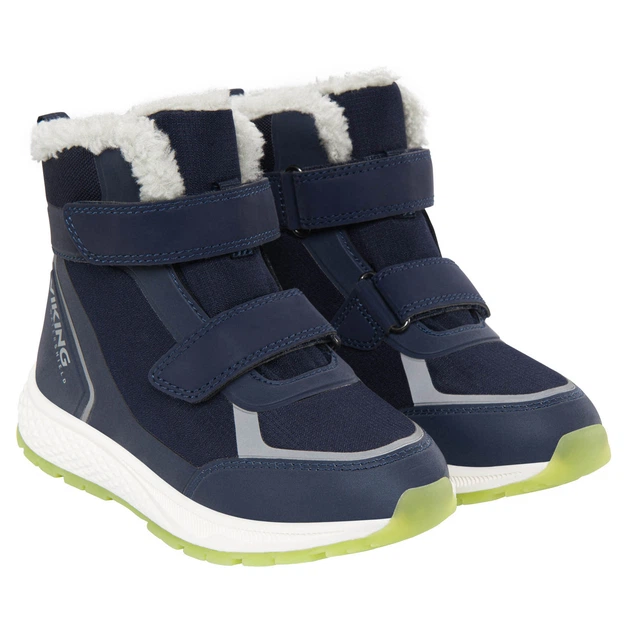 Черевики Viking Equip Glow Warm WP Navy, колір синій, розмір 26 (253.94405.0005) - зображення 3
