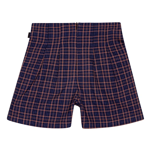 Шорты Molo Alysie BlueBrown Check, цвет синий, размер 152 (2W24H103.9177) - изображение 2