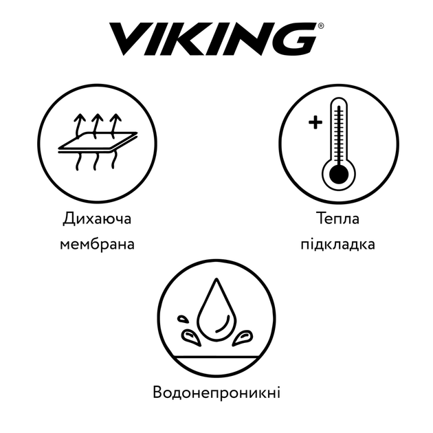 Сапоги Viking Snofnugg Mid GTX Warm Black, цвет черный, размер 34 (243.90190.0002) - изображение 4