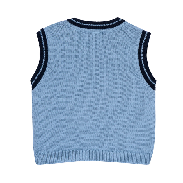 Жилетка Chicco Giorgio, колір блакитний, розмір 80 (091.00485.025) - зображення 2