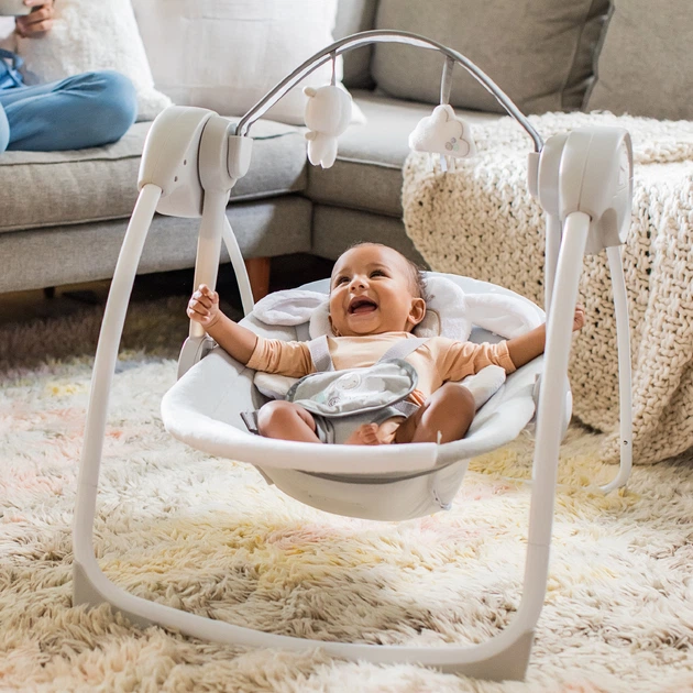 Кресло-качели Ingenuity Comfort 2 Go – Cuddle Lamb - изображение 4