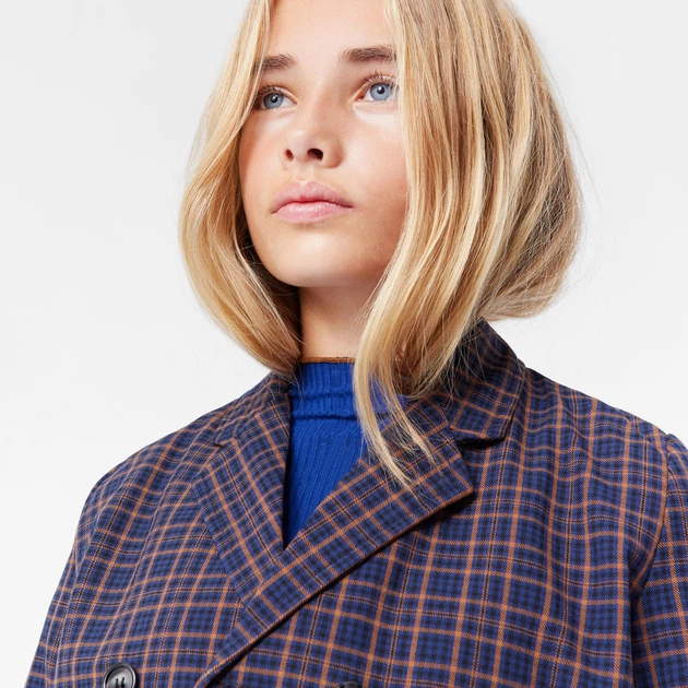 Пиджак Molo Hawa BlueBrown Check, цвет синий, размер 122 (2W24M101.9177) - изображение 6
