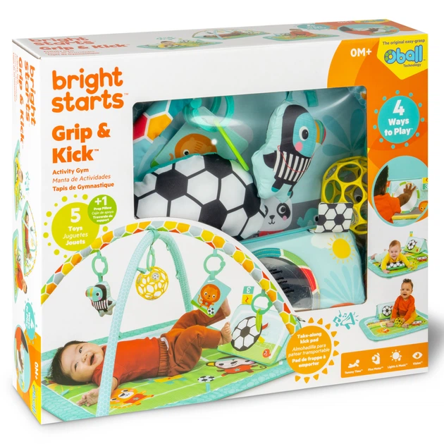 Развивающий коврик Bright Starts "Grip & Kick Oball" (17165.00) - Фото 14 Развивающий коврик Bright Starts "Grip & Kick Oball" (17165.00) - изображение 14