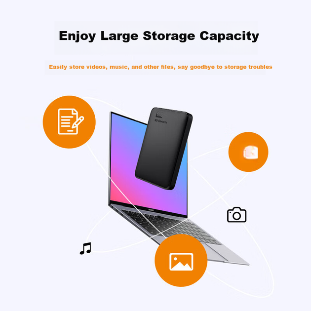 Жесткий диск Western Digital Elements 1TB 2.5" USB 3.0 External - изображение 6