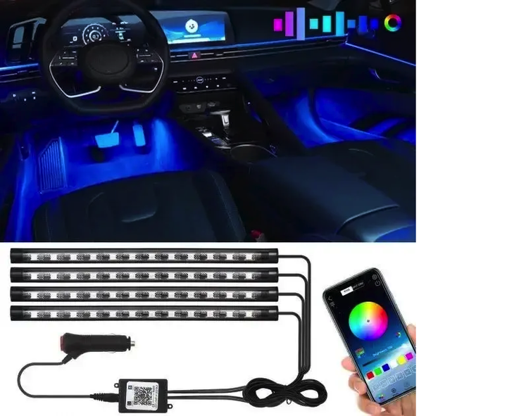 Универсальная RGB led подсветка с микрофоном APP-9003 SV227 - Фото 3 Универсальная RGB led подсветка с микрофоном APP-9003 SV227 - изображение 3